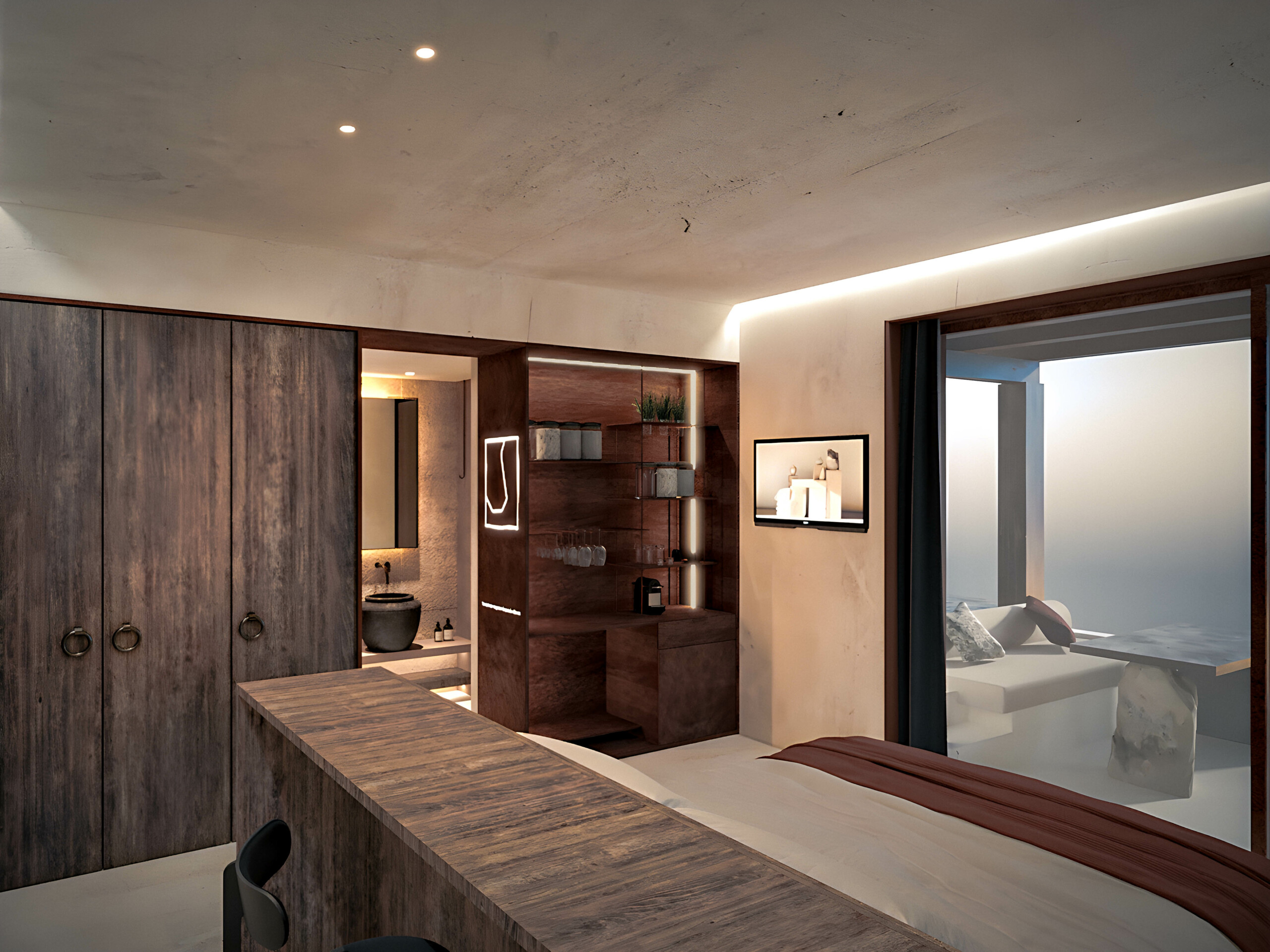 cave junior suite sea view with private pool