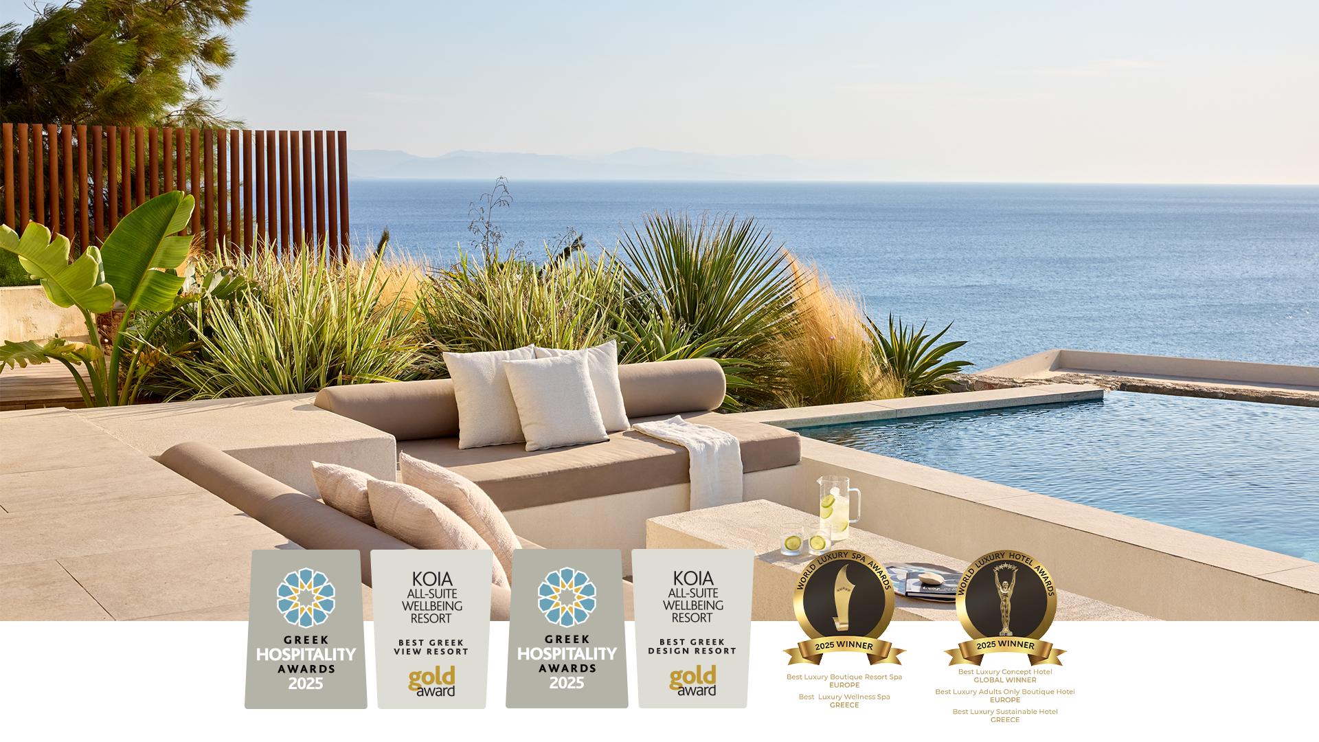 KOIA Resort Award wins for 2025.